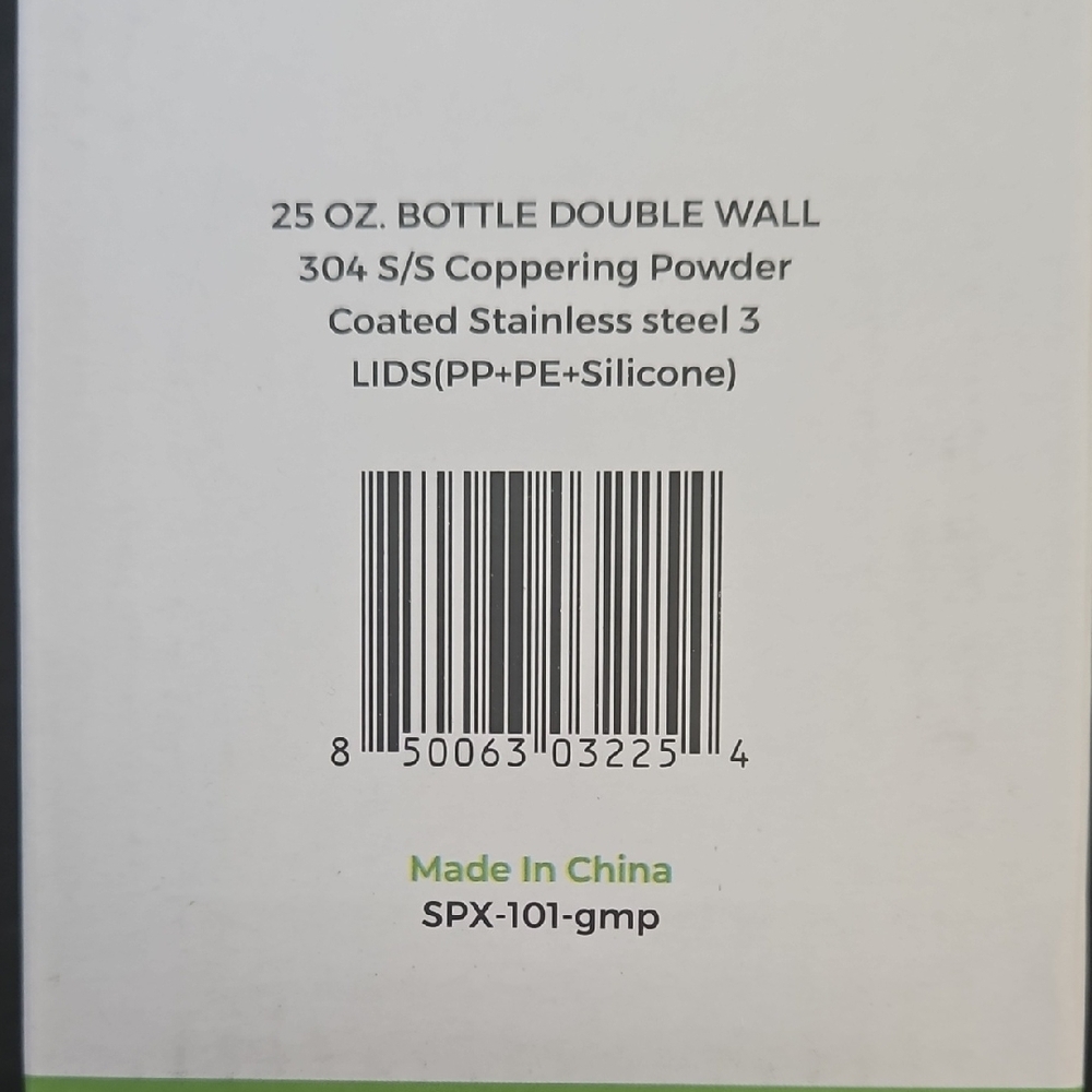 SipX Insulated 25 OUNCE Eco Friendly Water Bottle - Peach. New In BOX - Picture 6 of 6